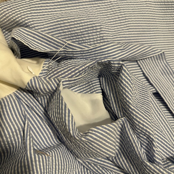 Hatch Striped Blue Dress Size 0 - Picture 7 of 10